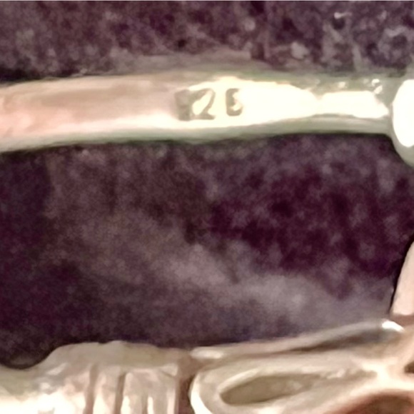 Sterling Silver Knotted Rope Women's Ring Stamped 925 Knot Design Bali Balinese - Picture 12 of 15